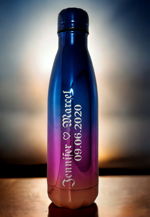Thermosflasche Blau