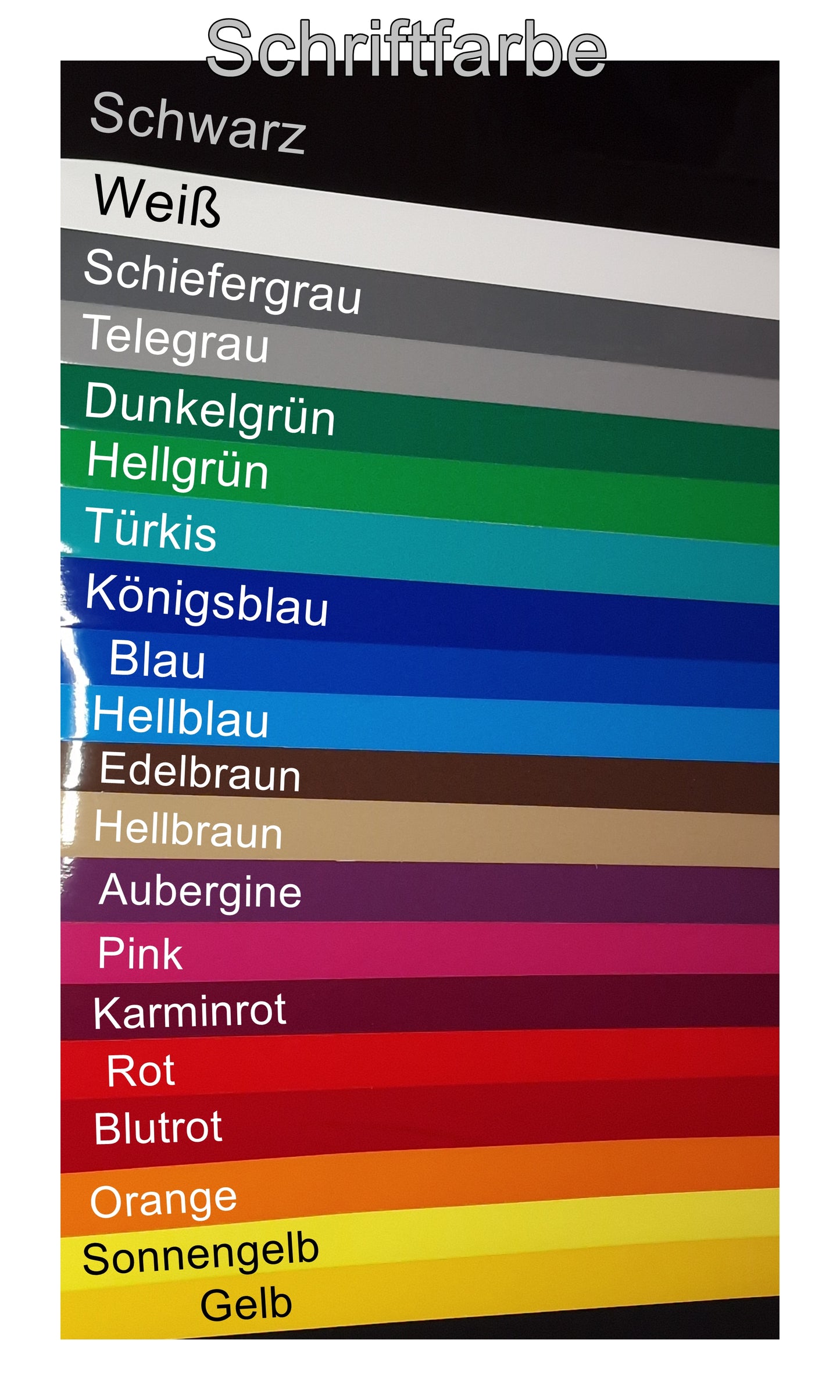 Schriftfarbe