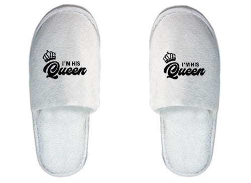 Unisex Hausschuhe King / Queen