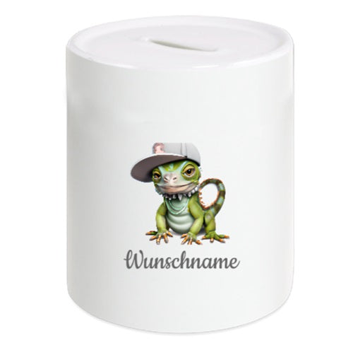 Spardose CapFrog mit Wunschname